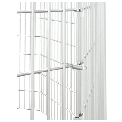 vidaXL Free Range Animal Enclosure 8-Panel 54x80 cm Galvanised Iron