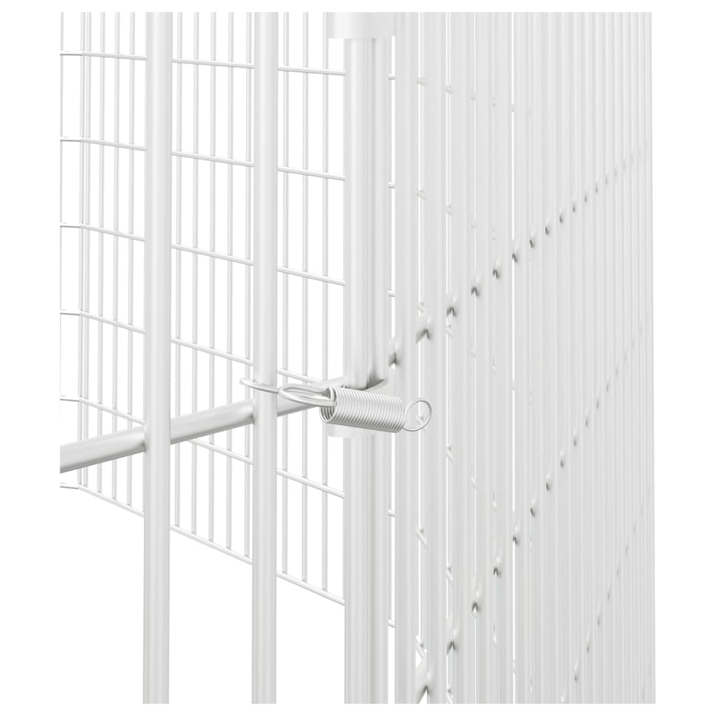 vidaXL Free Range Animal Enclosure 12-Panel 54x80 cm Galvanised Iron
