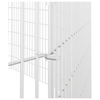 vidaXL Free Range Animal Enclosure 12-Panel 54x80 cm Galvanised Iron