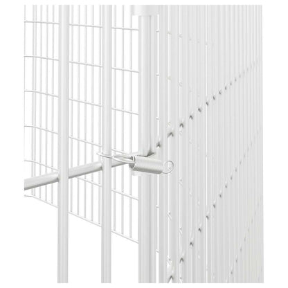 vidaXL Free Range Animal Enclosure 12-Panel 54x80 cm Galvanised Iron