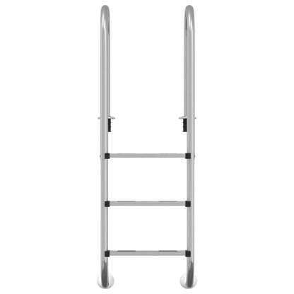 vidaXL Pool Ladder 54x38x158 cm 304 Stainless Steel