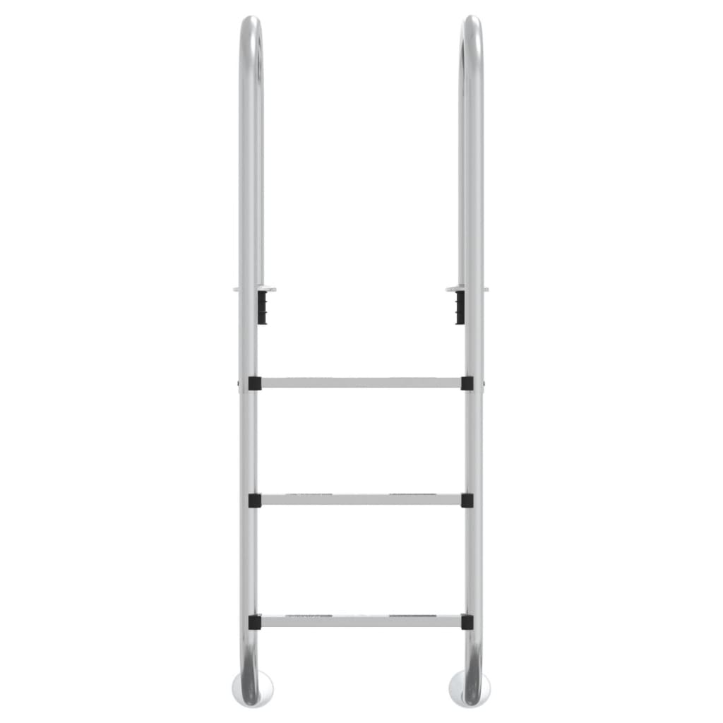 vidaXL Pool Ladder 54x38x158 cm 304 Stainless Steel