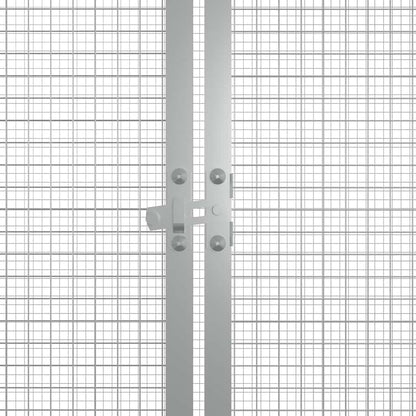 vidaXL Chicken Cage Anthracite 200x91x100 cm Galvanised Steel