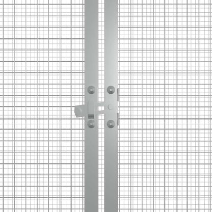vidaXL Chicken Cage Anthracite 200x91x100 cm Galvanised Steel