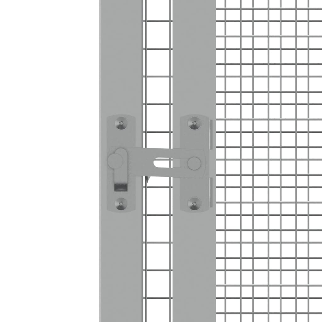 vidaXL Bird Cage Anthracite 302.5x324.5x211.5 cm Galvanised Steel