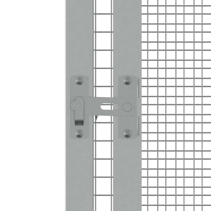 vidaXL Bird Cage Grey 213.5x217.5x211.5 cm Galvanised Steel