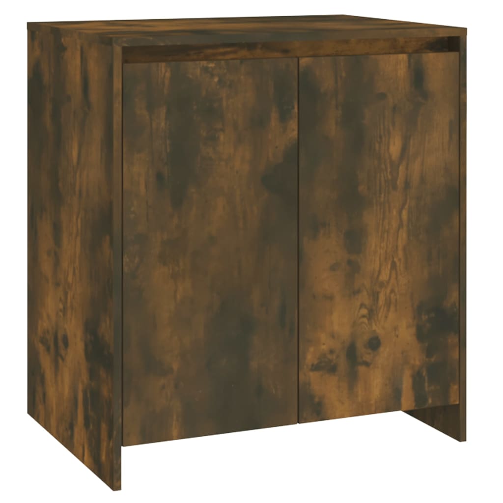 vidaXL 2 Piece Sideboard Smoked Oak Engineered Wood