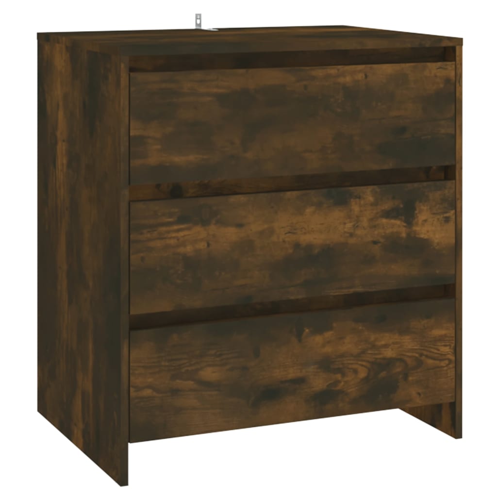 vidaXL 2 Piece Sideboard Smoked Oak Engineered Wood