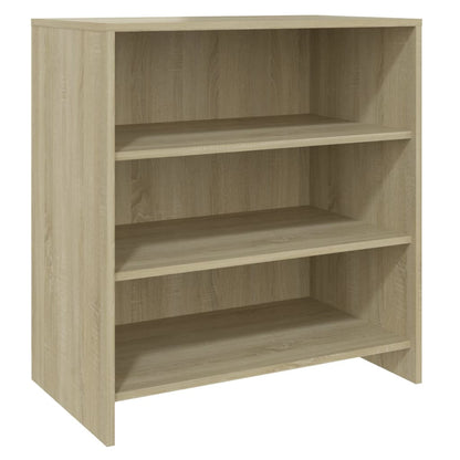 vidaXL 3 Piece Sideboard Sonoma Oak Engineered Wood