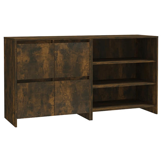 vidaXL 2 Piece Sideboard Smoked Oak Engineered Wood