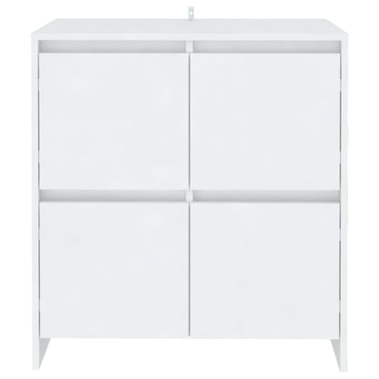 vidaXL Sideboards 2 pcs White 70x41x75 cm Engineered Wood