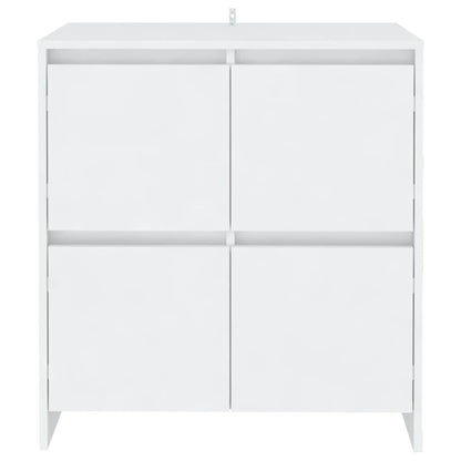 vidaXL Sideboards 2 pcs White 70x41x75 cm Engineered Wood