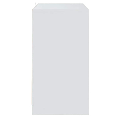 vidaXL Sideboards 2 pcs White 70x41x75 cm Engineered Wood