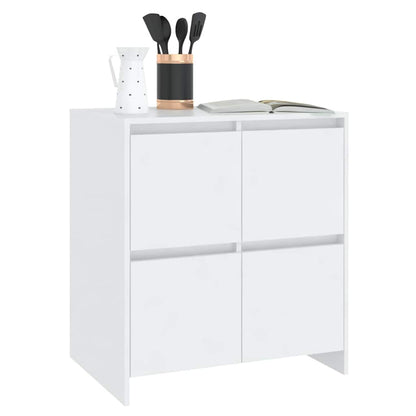vidaXL Sideboards 2 pcs White 70x41x75 cm Engineered Wood
