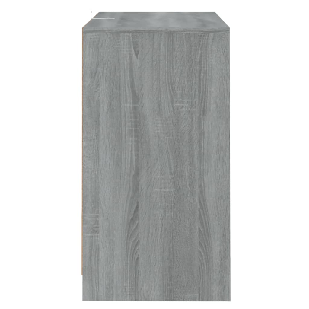 vidaXL Sideboards 2 pcs Grey Sonoma 70x41x75 cm Engineered Wood