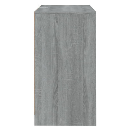 vidaXL Sideboards 2 pcs Grey Sonoma 70x41x75 cm Engineered Wood