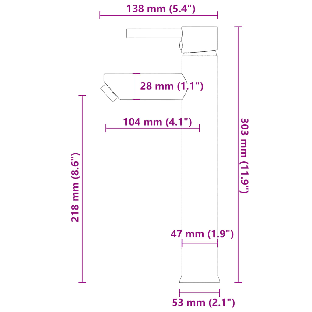 3098456 vidaXL Bathroom Sink with Tap and Push Drain Brown Tempered Glass (142232+149089+149062)