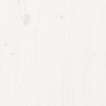 vidaXL Sideboard White 111x34x60 cm Solid Wood Pine