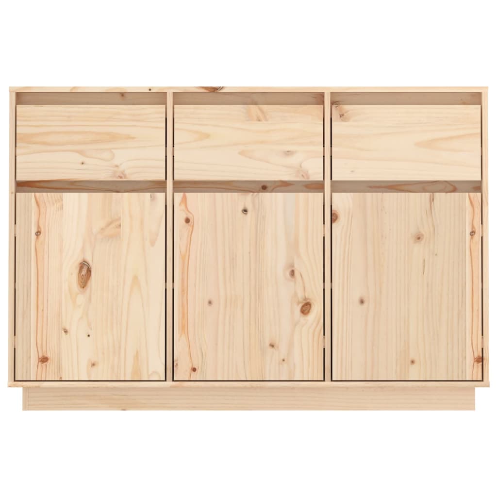 vidaXL Sideboard 111x36x75 cm Solid Wood Pine