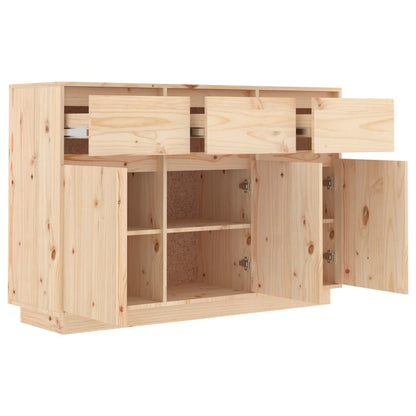 vidaXL Sideboard 111x36x75 cm Solid Wood Pine