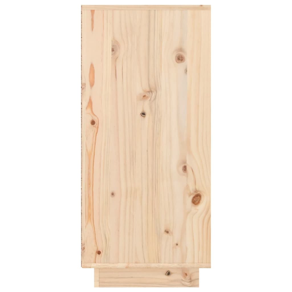 vidaXL Sideboard 111x36x75 cm Solid Wood Pine
