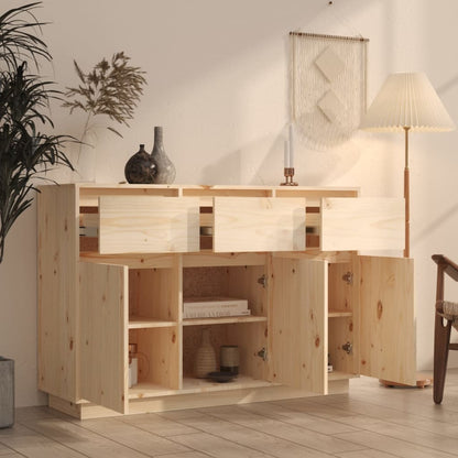 vidaXL Sideboard 111x36x75 cm Solid Wood Pine