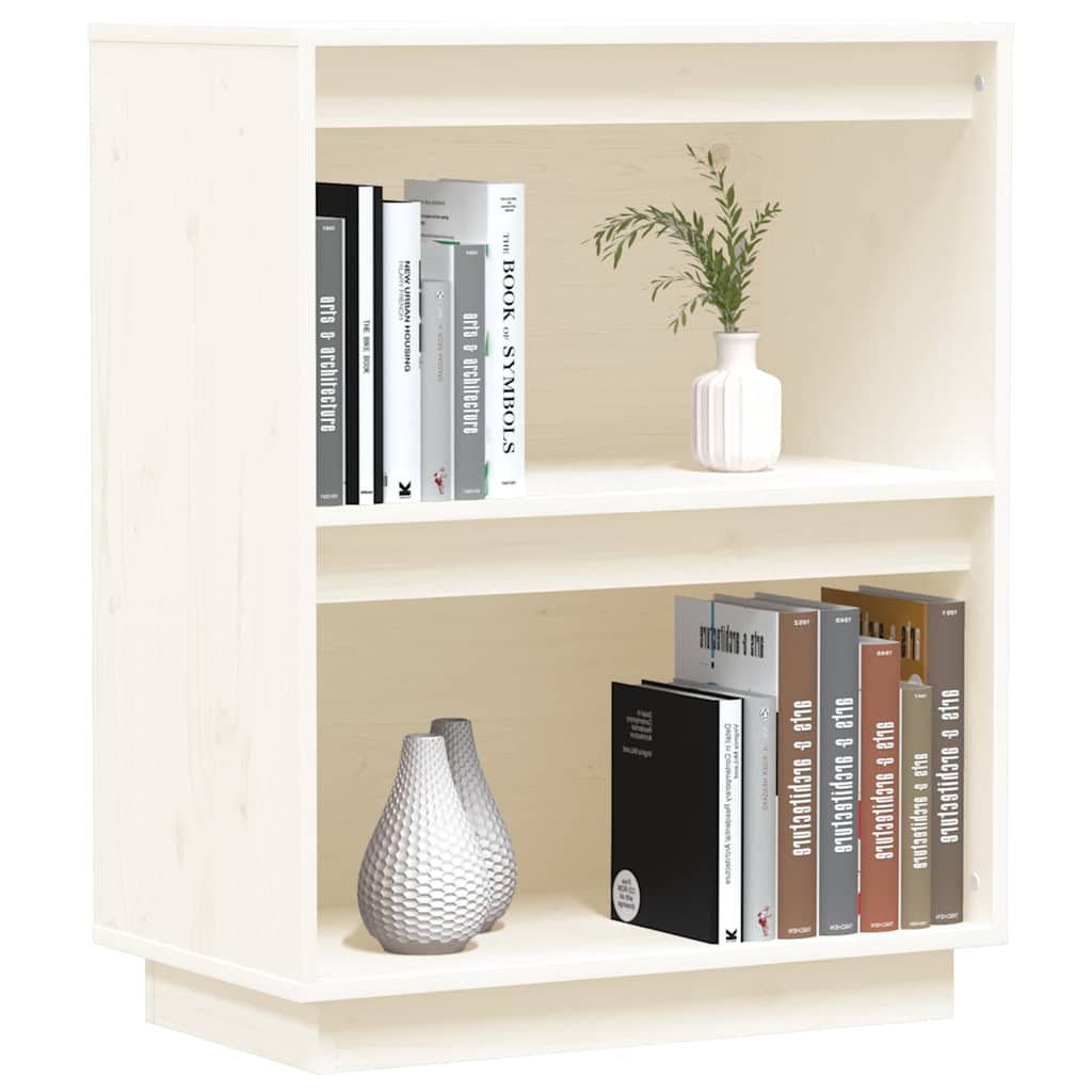 vidaXL Console Cabinet White 60x34x75 cm Solid Wood Pine