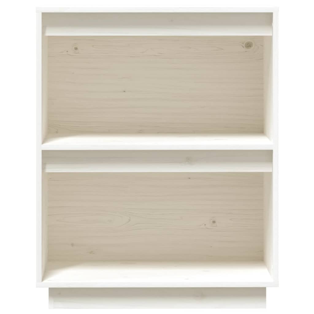 vidaXL Console Cabinet White 60x34x75 cm Solid Wood Pine