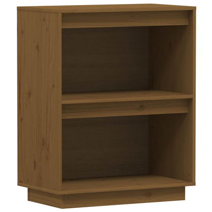 vidaXL Console Cabinet Honey Brown 60x34x75 cm Solid Wood Pine