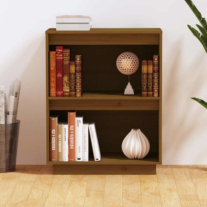 vidaXL Console Cabinet Honey Brown 60x34x75 cm Solid Wood Pine