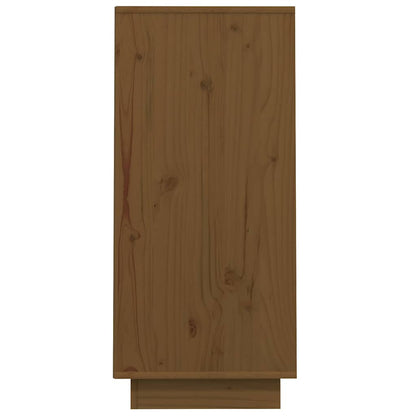 vidaXL Console Cabinet Honey Brown 60x34x75 cm Solid Wood Pine