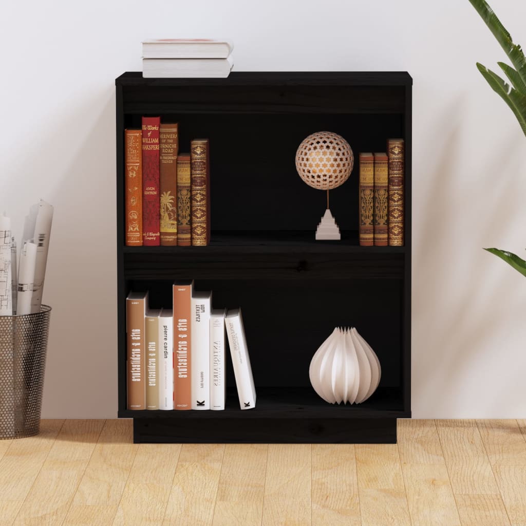 vidaXL Console Cabinet | Black | Solid pine wood | Small | Console Cabinet