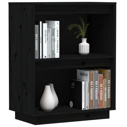 vidaXL Console Cabinet | Black | Solid pine wood | Small | Console Cabinet