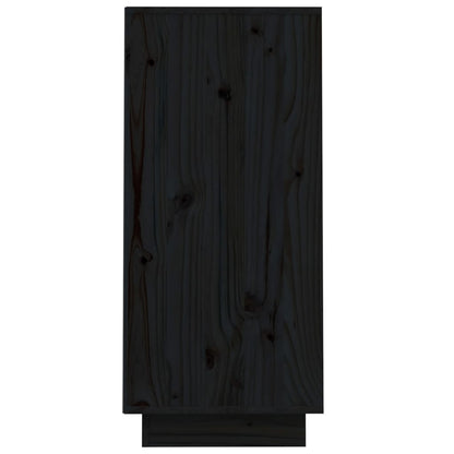 vidaXL Console Cabinet | Black | Solid pine wood | Small | Console Cabinet