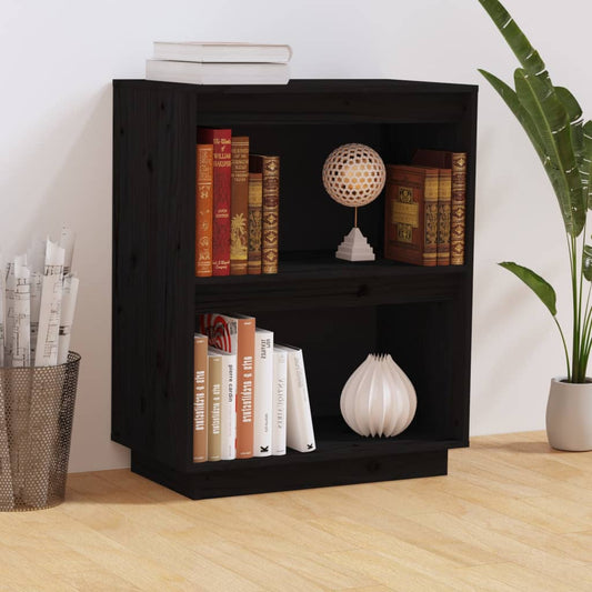 vidaXL Console Cabinet | Black | Solid pine wood | Small | Console Cabinet