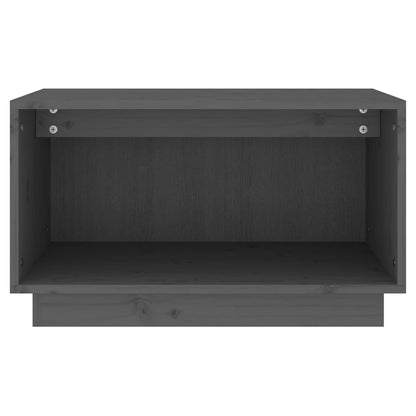 vidaXL TV Cabinet Grey 60x35x35 cm Solid Wood Pine