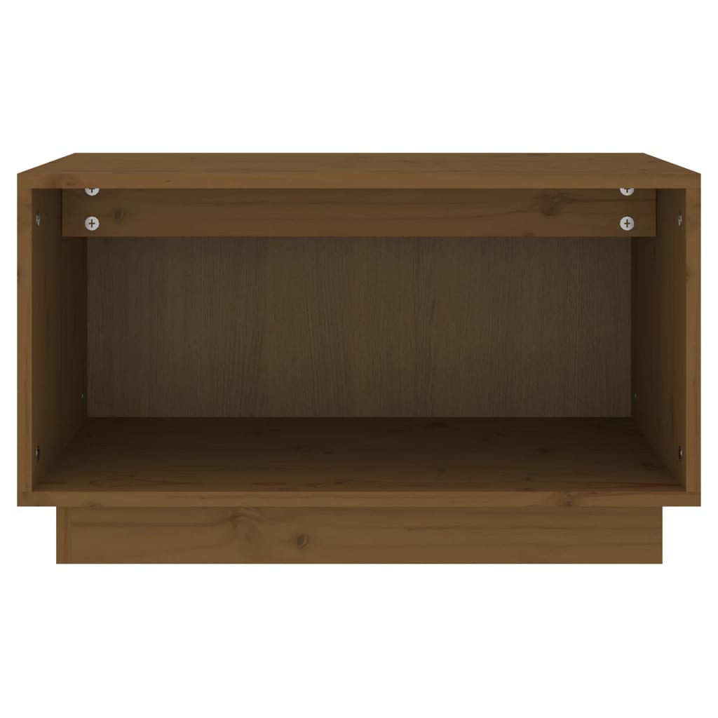 vidaXL TV Cabinet Honey Brown 60x35x35 cm Solid Wood Pine