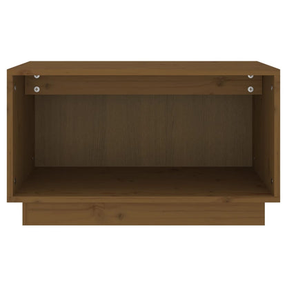 vidaXL TV Cabinet Honey Brown 60x35x35 cm Solid Wood Pine