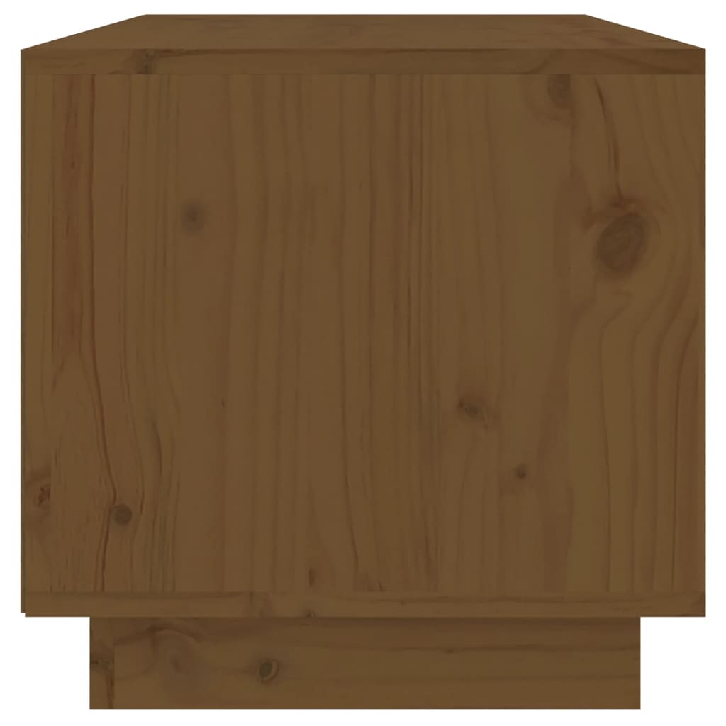 vidaXL TV Cabinet Honey Brown 60x35x35 cm Solid Wood Pine