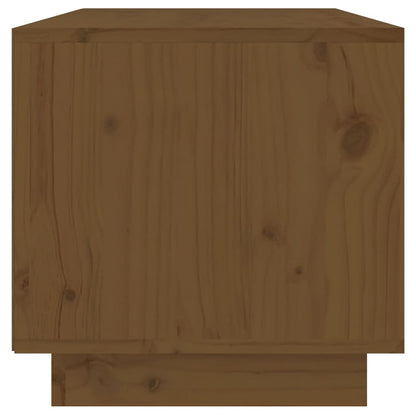 vidaXL TV Cabinet Honey Brown 60x35x35 cm Solid Wood Pine