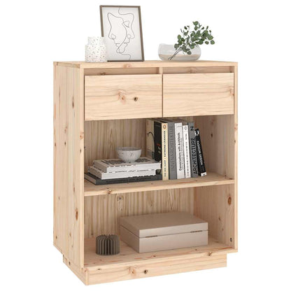 813834 vidaXL Console Cabinet 60x34x75 cm Solid Wood Pine