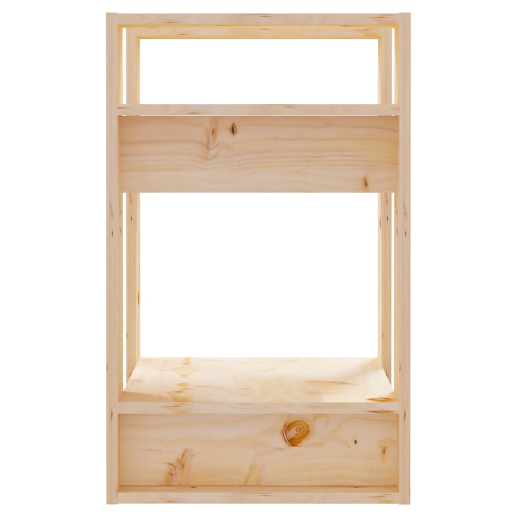 vidaXL Book Cabinet/Room Divider 41x35x57 cm Solid Wood Pine