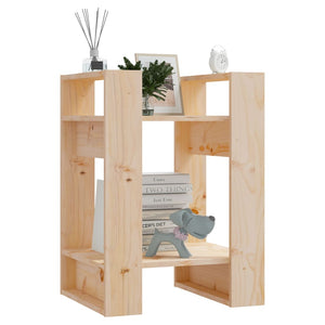 vidaXL Book Cabinet/Room Divider 41x35x57 cm Solid Wood Pine