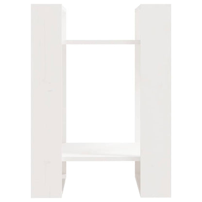 vidaXL Book Cabinet/Room Divider White 41x35x57 cm Solid Wood Pine