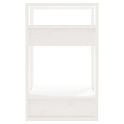 vidaXL Book Cabinet/Room Divider White 41x35x57 cm Solid Wood Pine