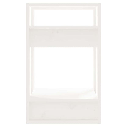 vidaXL Book Cabinet/Room Divider White 41x35x57 cm Solid Wood Pine