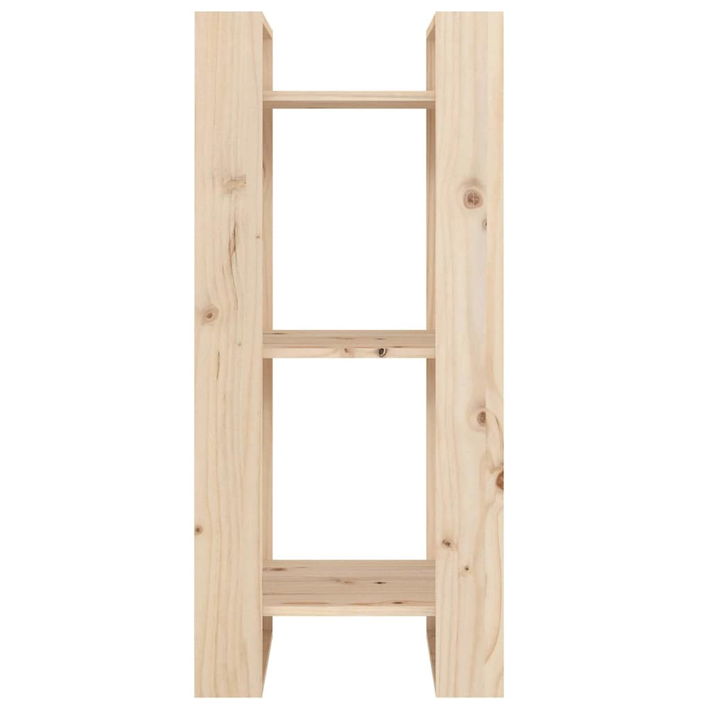 813859 vidaXL Book Cabinet/Room Divider 41x35x91 cm Solid Wood Pine