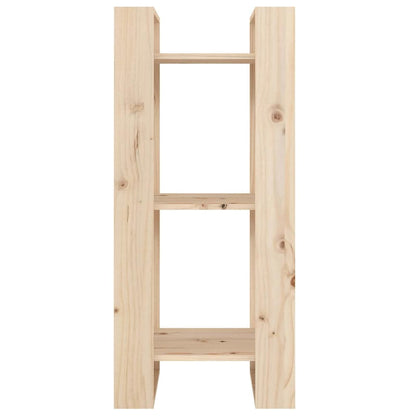 813859 vidaXL Book Cabinet/Room Divider 41x35x91 cm Solid Wood Pine
