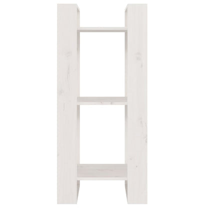 vidaXL Book Cabinet/Room Divider White 41x35x91 cm Solid Wood Pine