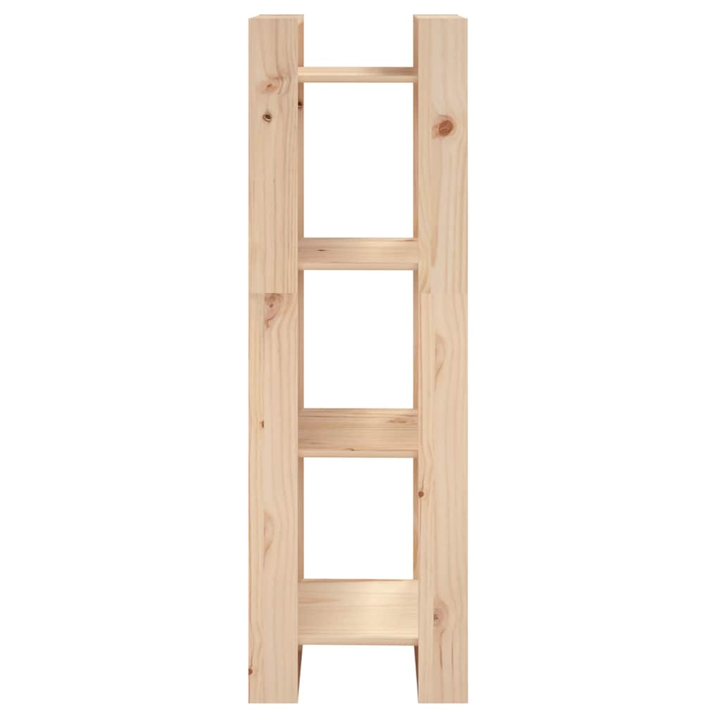 vidaXL Book Cabinet/Room Divider 41x35x125 cm Solid Wood Pine